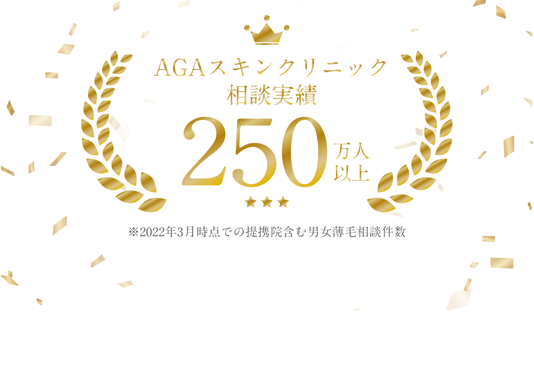 AGAスキンクリニック相談実績250万人以上