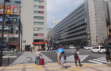 大阪梅田レディース院へのアクセス道の写真03